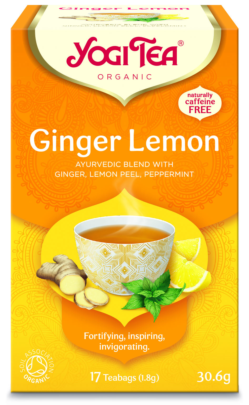 Yogi Tea Ginger Lemon BIO 17 Tea Bags